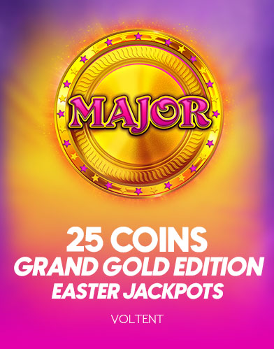 25 Coins Grand Gold Edition Easter Jackpots 